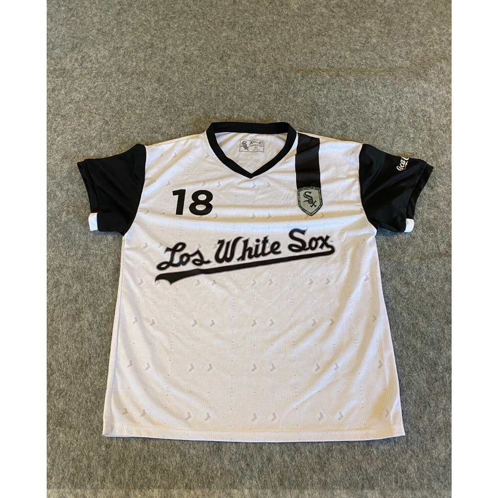 Chicago White Sox Los White Sox Latino Night Soccer Jersey 5/5/18 XL SGA